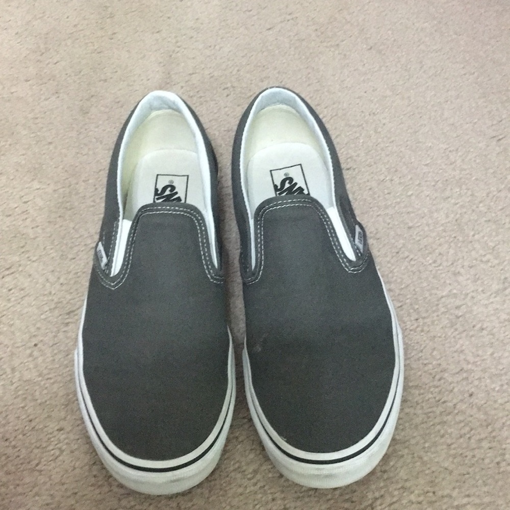Grey slip on Vans